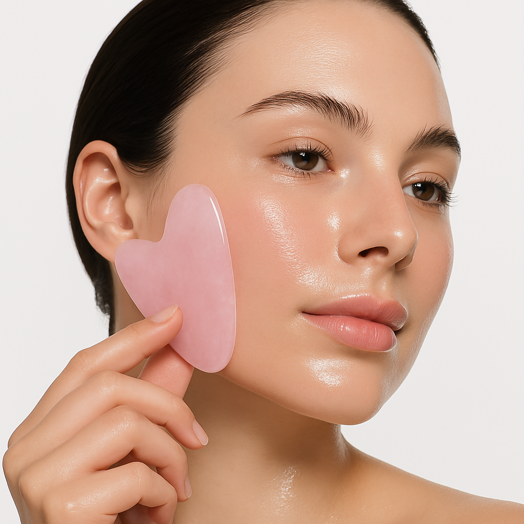 Gua Sha Lift & Glow – Natural Quartz