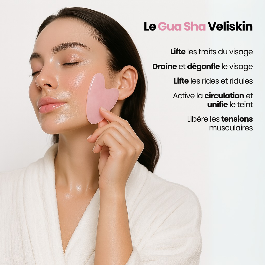 Gua Sha Lift & Glow – Natural Quartz