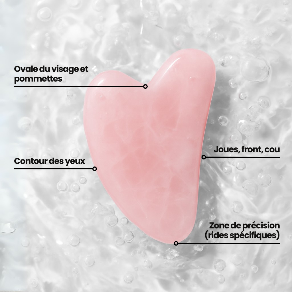 Gua Sha Lift & Glow – Natural Quartz