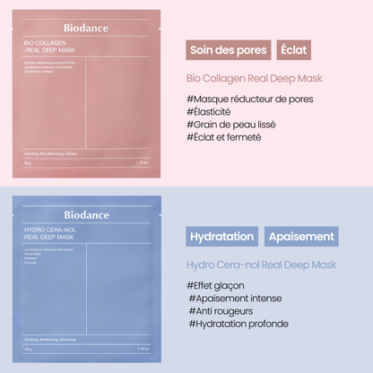 Masque Bio-Collagène Éclat & Fermeté x4