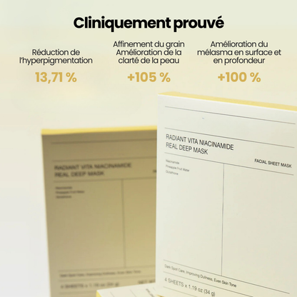 Masque Vita Niacinamide : Teint uniforme & Douceur