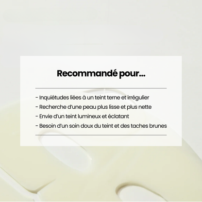 Masque Vita Niacinamide : Teint uniforme & Douceur